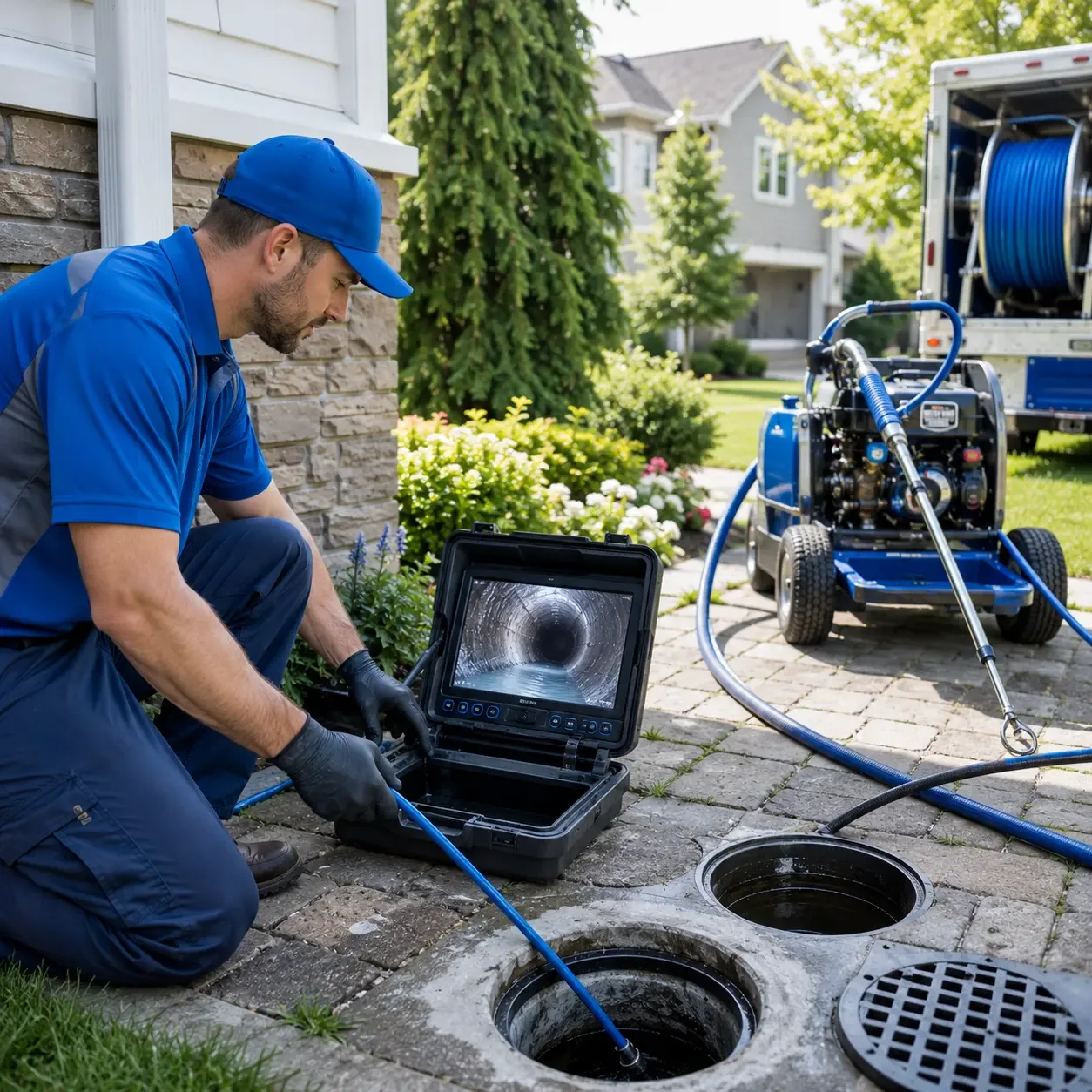Outdoor drain cleaning professionals serving Brookport, IL